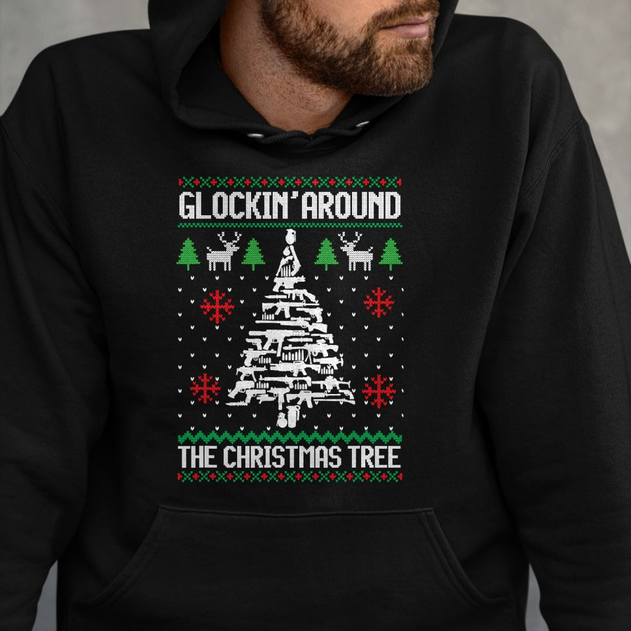 Funny Guns Ugly Christmas Sweaters for Gun Lovers Men Women T-Shirt - Christmas Unisex T-Shirt/Hoodie/Sweatshirt - ZON00