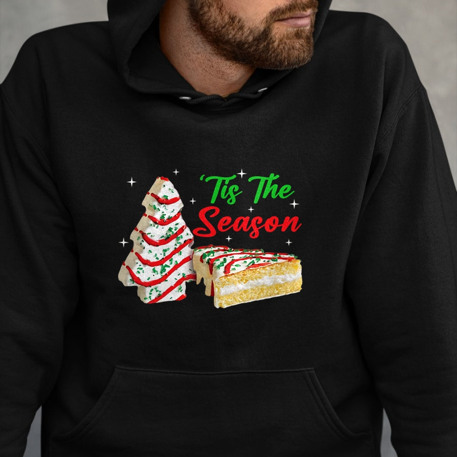 Funny Tis The Season Design Christmas Tree Cakes Debbie T-Shirt - Christmas Unisex T-Shirt/Hoodie/Sweatshirt - ZON00