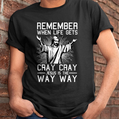 Jesus Is The Way Christmas Funny Faith Religious Christian T-Shirt - Christmas Unisex T-Shirt/Hoodie/Sweatshirt - ZON00