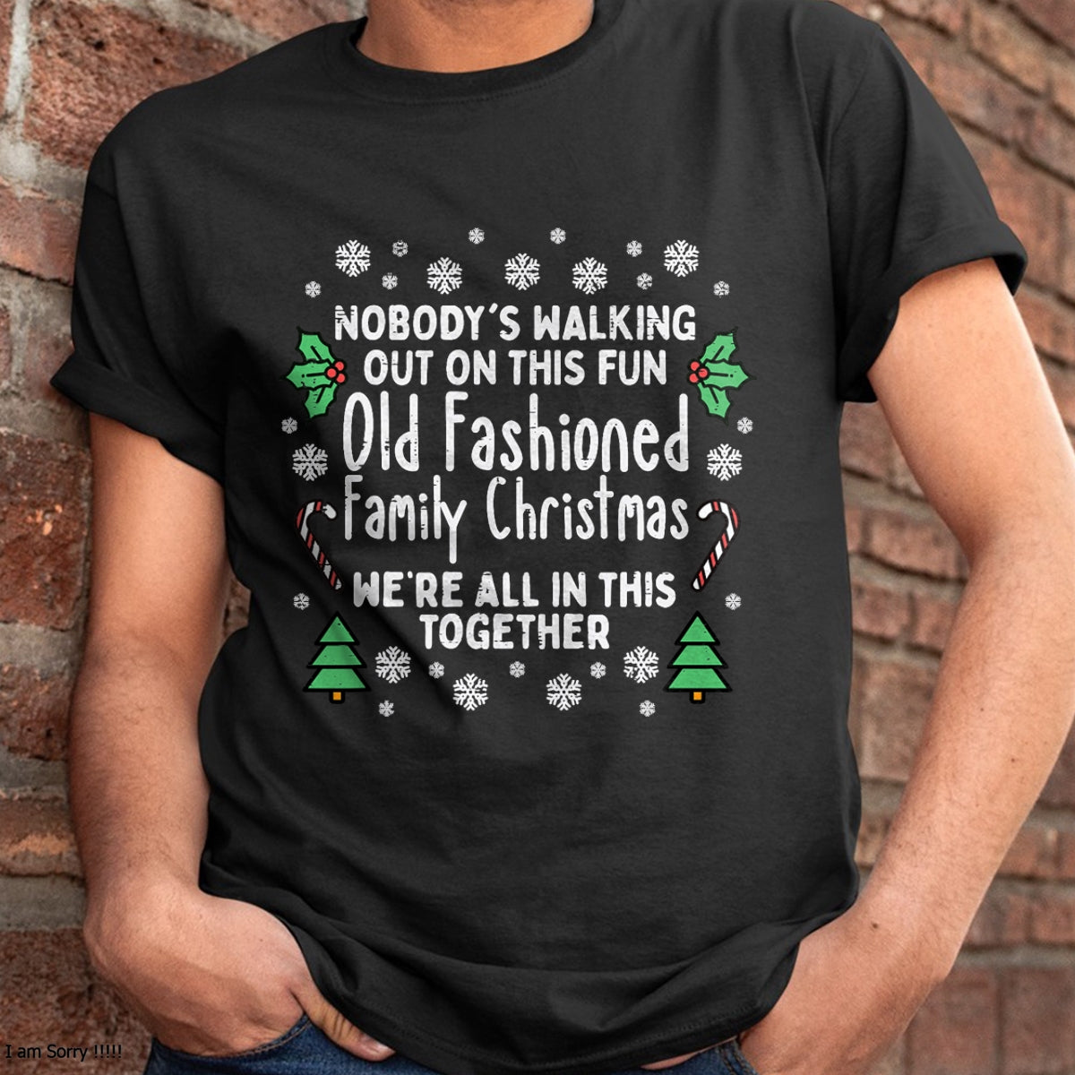 Old Fashioned Family Christmas Ugly Xmas Men Women Kids T-Shirt - Christmas Unisex T-Shirt/Hoodie/Sweatshirt - ZON00