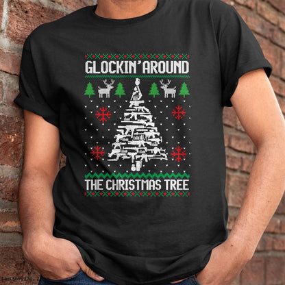 Funny Guns Ugly Christmas Sweaters for Gun Lovers Men Women T-Shirt - Christmas Unisex T-Shirt/Hoodie/Sweatshirt - ZON00