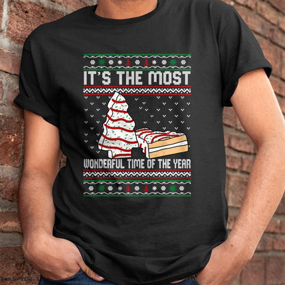 Its The Most Wonderful Time Of The Year Christmas tree cake T-Shirt - Christmas Unisex T-Shirt/Hoodie/Sweatshirt - ZON00