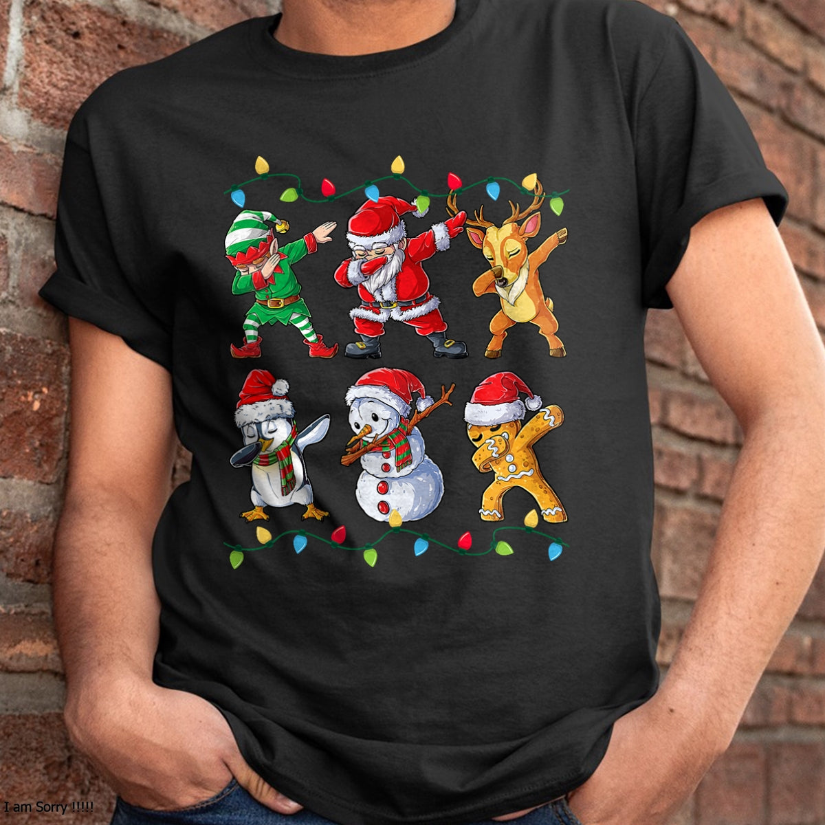 Dabbing Santa Elf Friends Christmas Boys Girls Men Xmas Dab T-Shirt - Christmas Unisex T-Shirt/Hoodie/Sweatshirt - ZON00