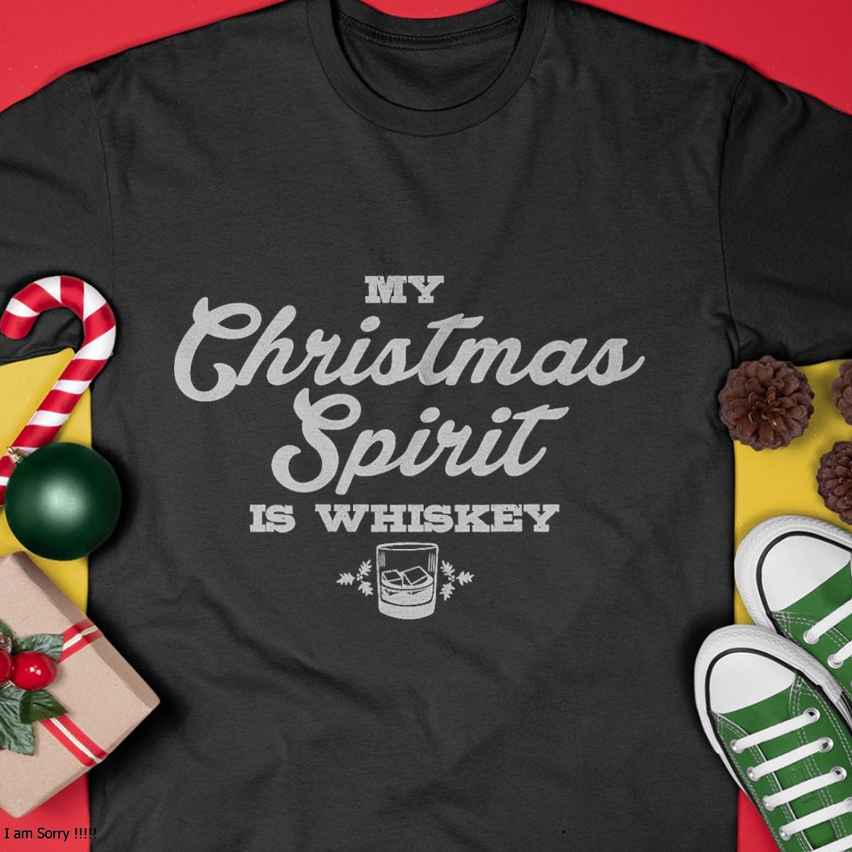 Funny Christmas Drinking Shirt Whiskey Liquor Drinker Saying T-Shirt - Christmas Unisex T-Shirt/Hoodie/Sweatshirt - ZON00