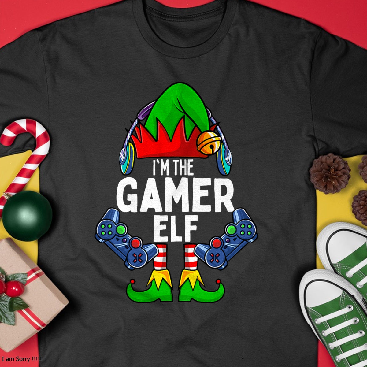 Gamer Elf Matching Family Christmas T-Shirt - Christmas Unisex T-Shirt/Hoodie/Sweatshirt - ZON00