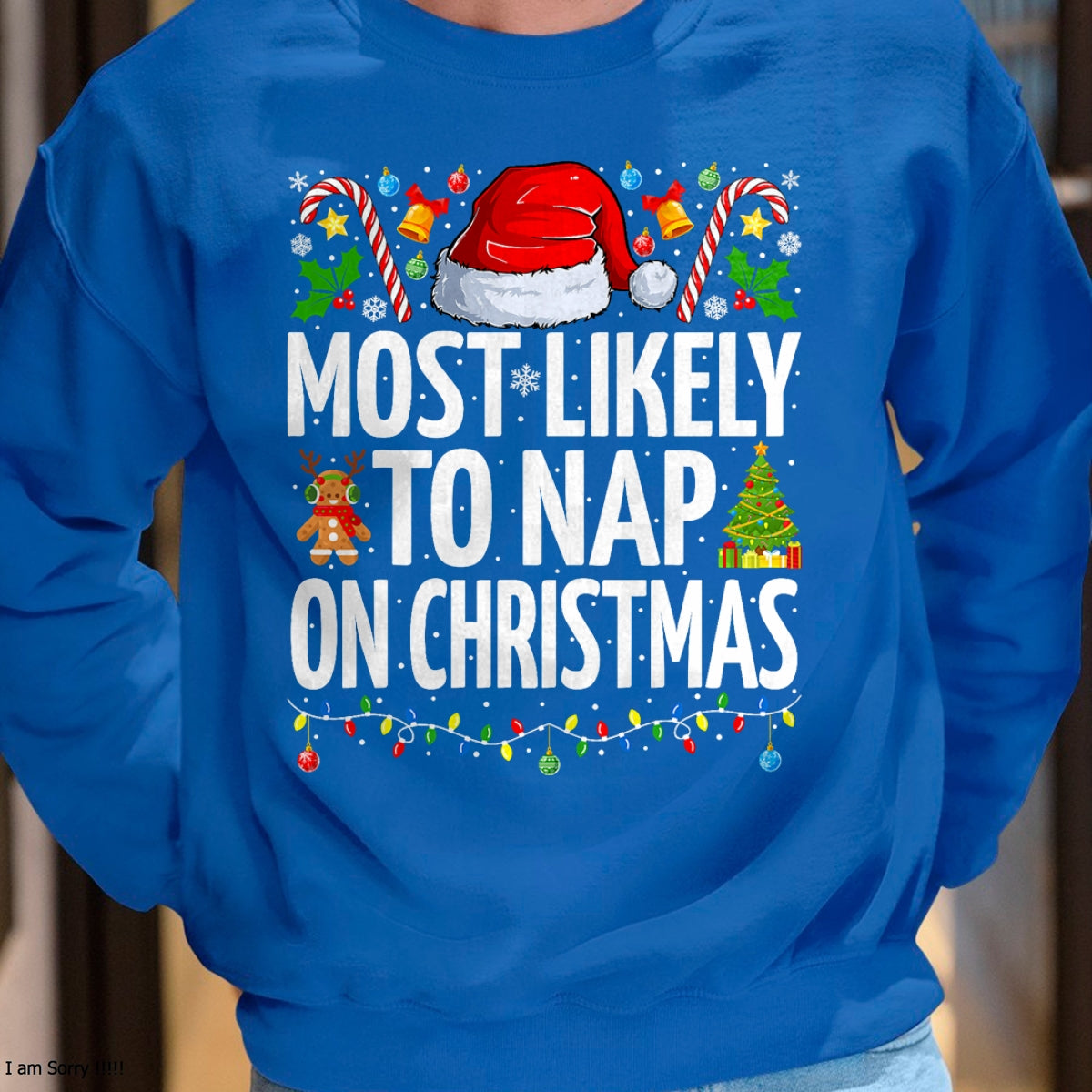 Most Likely To Nap On Christmas Funny Family Christmas T-Shirt - Christmas Unisex T-Shirt/Hoodie/Sweatshirt - ZON00