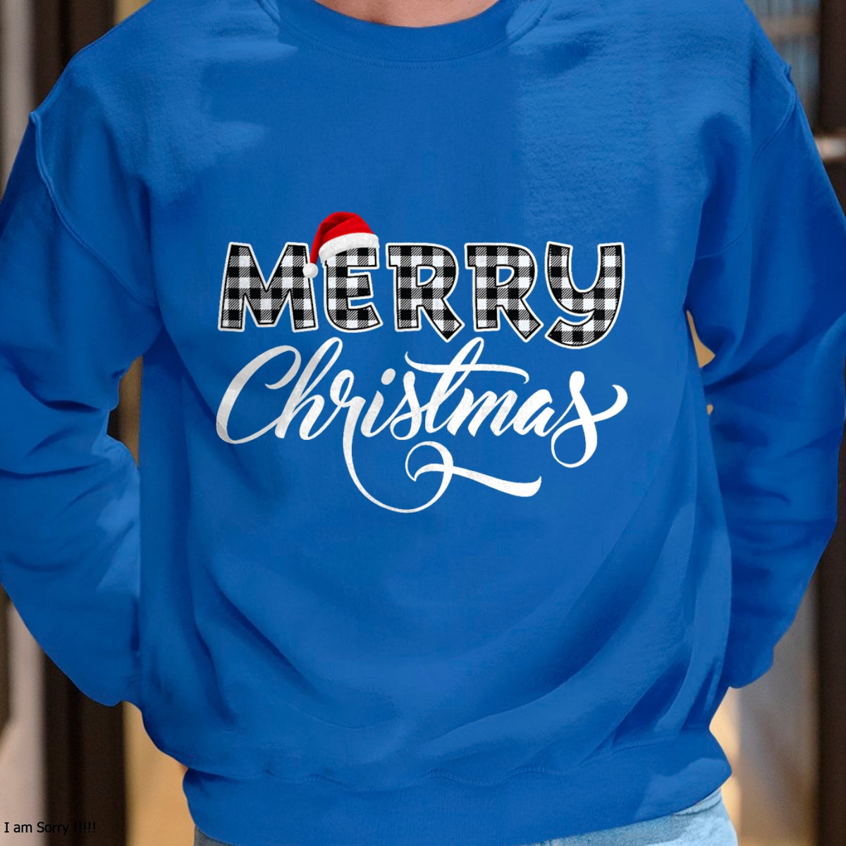Merry Christmas Buffalo Black and White Plaid for Men Women T-Shirt - Christmas Unisex T-Shirt/Hoodie/Sweatshirt - ZON00