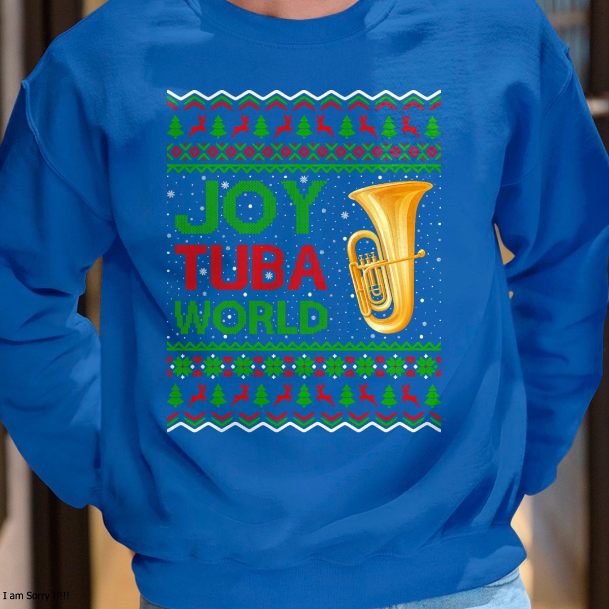 Joy Tuba World Music Lover Xmas Gift Ugly Tuba Christmas T-Shirt - Christmas Unisex T-Shirt/Hoodie/Sweatshirt - ZON00