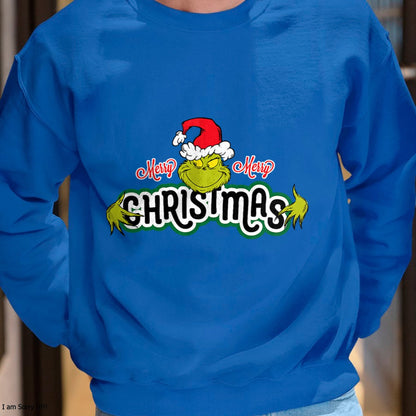 Dr. Seuss Grinch Hugs Christmas Short Sleeve T-shirt - Christmas Unisex T-Shirt/Hoodie/Sweatshirt - ZON00