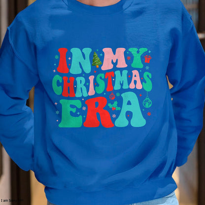 In My Christmas Era Cute Groovy Christmas Holiday Xmas T-Shirt - Christmas Unisex T-Shirt/Hoodie/Sweatshirt - ZON00
