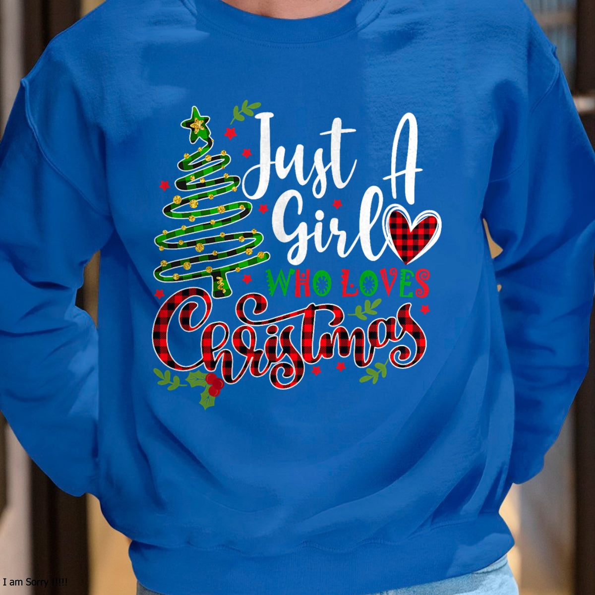 Just a Girl who Loves Christmas a Gift for XMAS Women Girls T-Shirt - Christmas Unisex T-Shirt/Hoodie/Sweatshirt - ZON00