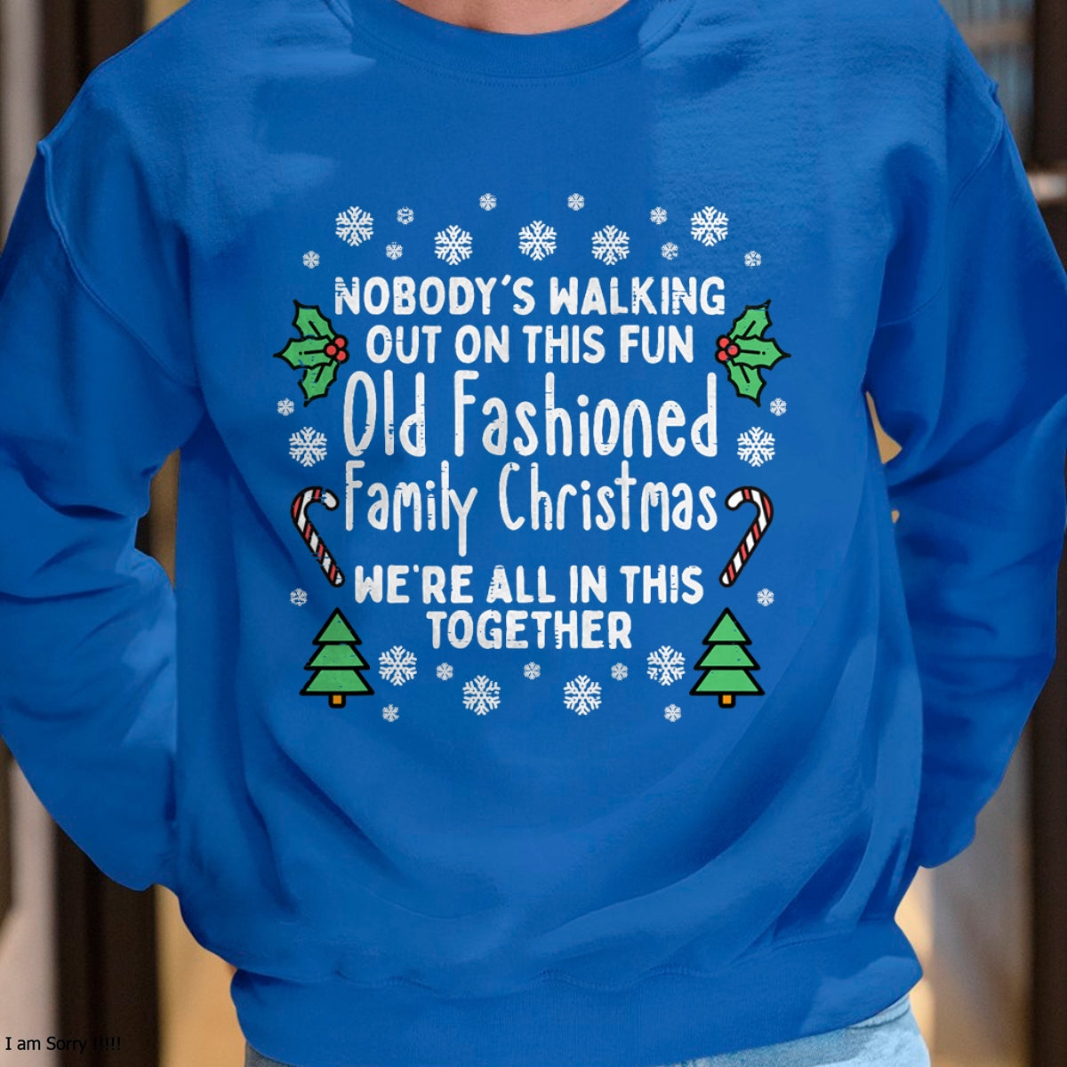 Old Fashioned Family Christmas Ugly Xmas Men Women Kids T-Shirt - Christmas Unisex T-Shirt/Hoodie/Sweatshirt - ZON00