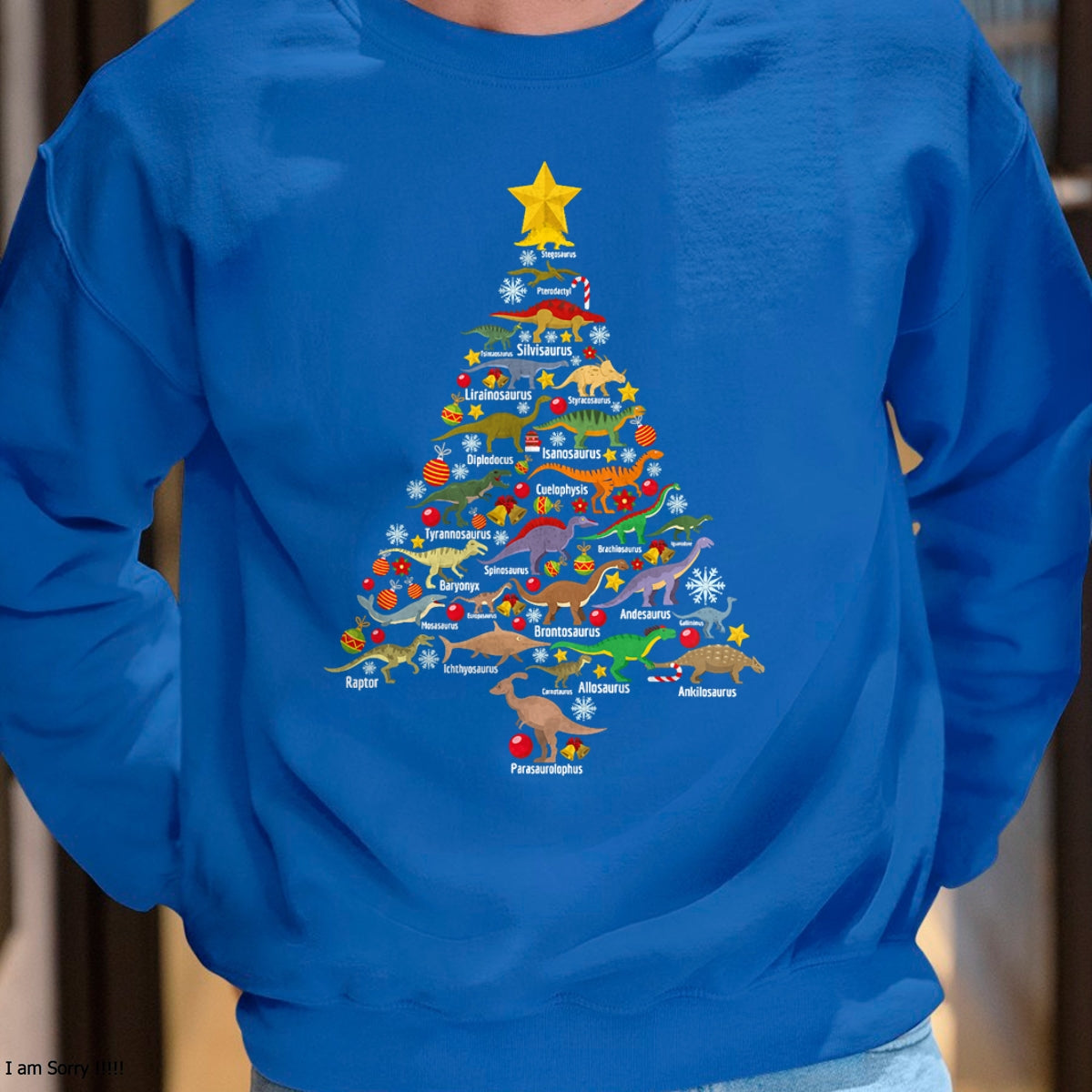 Dinosaur Christmas Tree Dino TRex Paleontologist Xmas Men T-Shirt - Christmas Unisex T-Shirt/Hoodie/Sweatshirt - ZON00