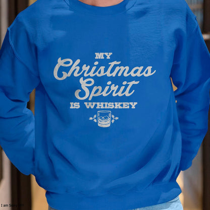 Funny Christmas Drinking Shirt Whiskey Liquor Drinker Saying T-Shirt - Christmas Unisex T-Shirt/Hoodie/Sweatshirt - ZON00
