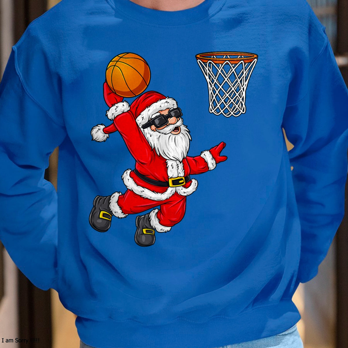 Christmas Santa Claus Dunking A Basketball Boys Kids Xmas T-Shirt - Christmas Unisex T-Shirt/Hoodie/Sweatshirt - ZON00