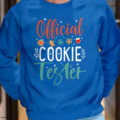 Official Cookie Tester Funny Christmas Couples Matching T-Shirt - Christmas Unisex T-Shirt/Hoodie/Sweatshirt - ZON00