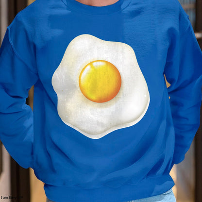 Egg Costume T-Shirt Funny Christmas  Halloween Egg Shirt T-Shirt - Christmas Unisex T-Shirt/Hoodie/Sweatshirt - ZON00