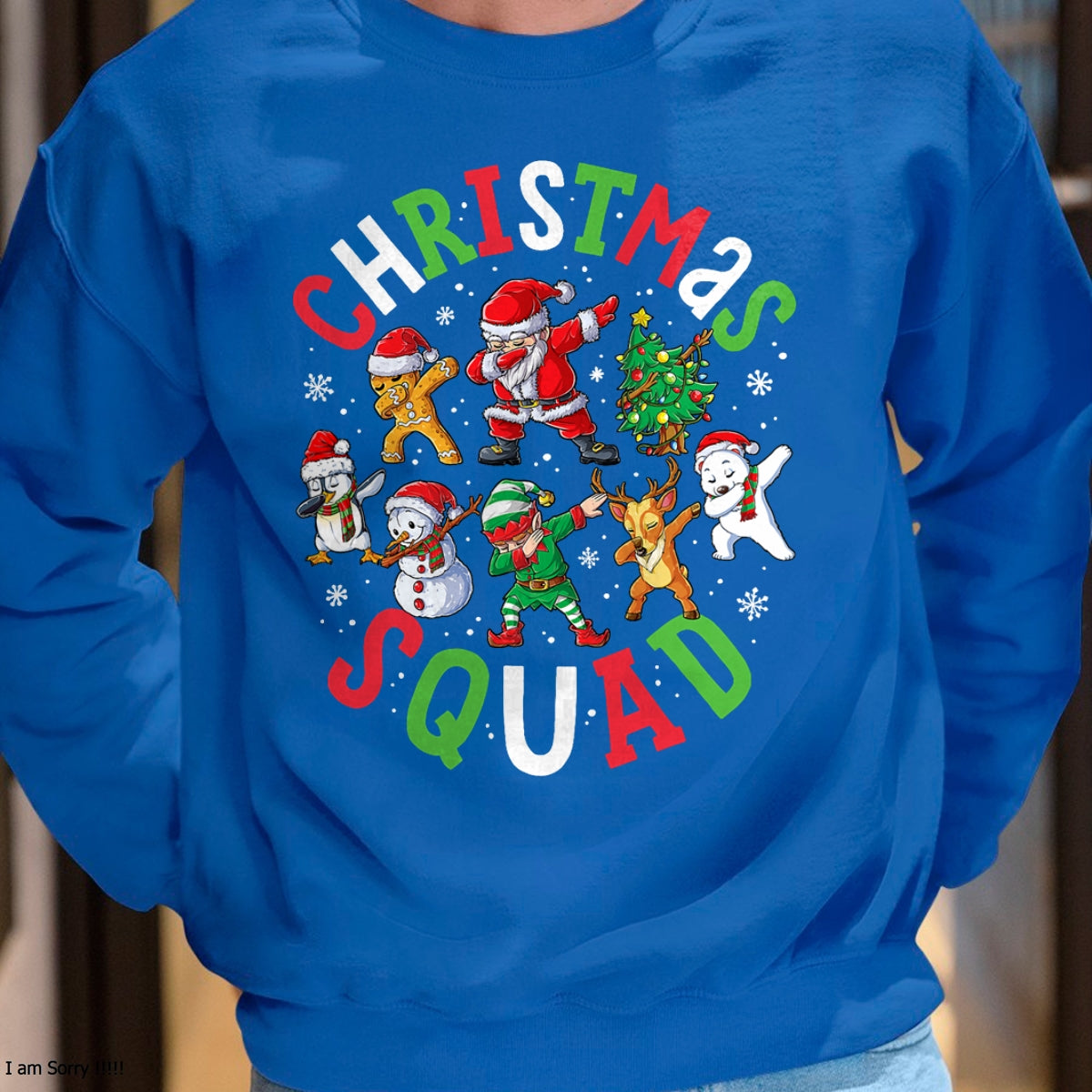 Christmas Squad Santa Dabbing Elf Family Matching Pajamas T-Shirt - Christmas Unisex T-Shirt/Hoodie/Sweatshirt - ZON00