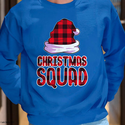 Christmas Squad Family Group Matching Christmas Party Pajama T-Shirt - Christmas Unisex T-Shirt/Hoodie/Sweatshirt - ZON00