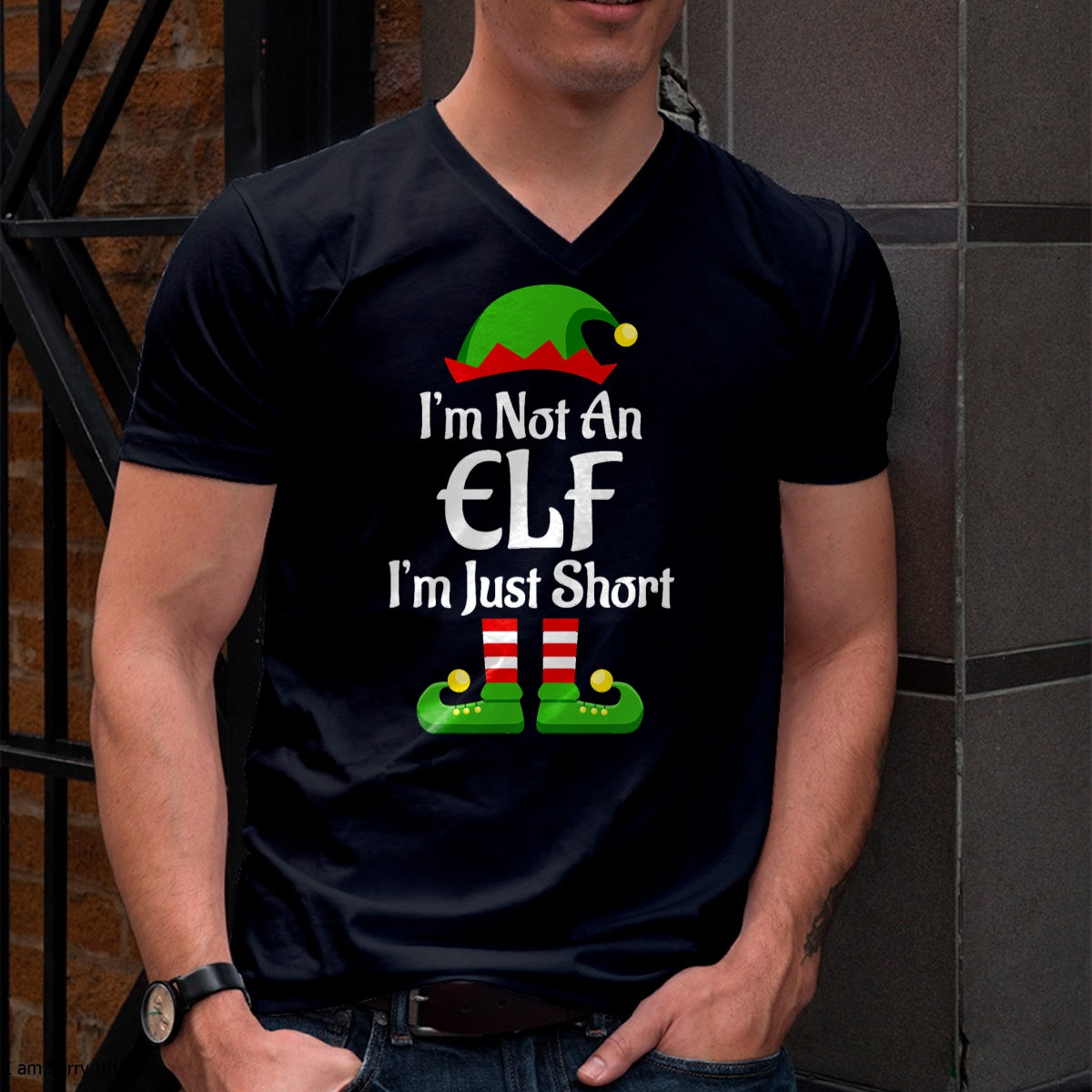 Im Not An Elf Family Christmas Pjs Matching Men Women Kids T-Shirt - Christmas Unisex T-Shirt/Hoodie/Sweatshirt - ZON00