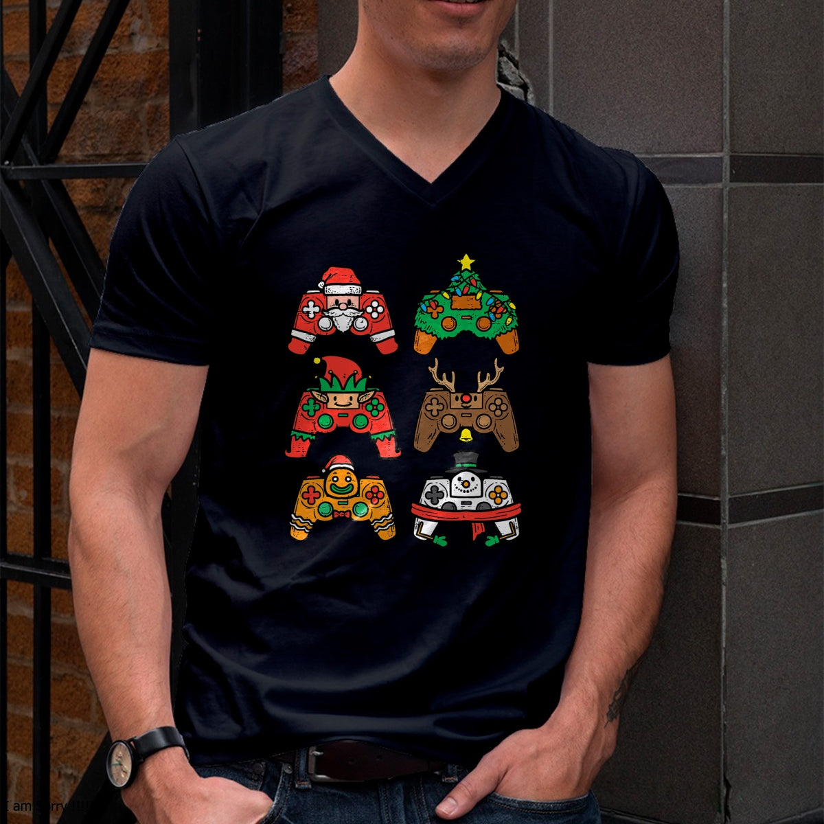 Christmas Gamer Controller Xmas Gaming T-Shirt - Christmas Unisex T-Shirt/Hoodie/Sweatshirt - ZON00