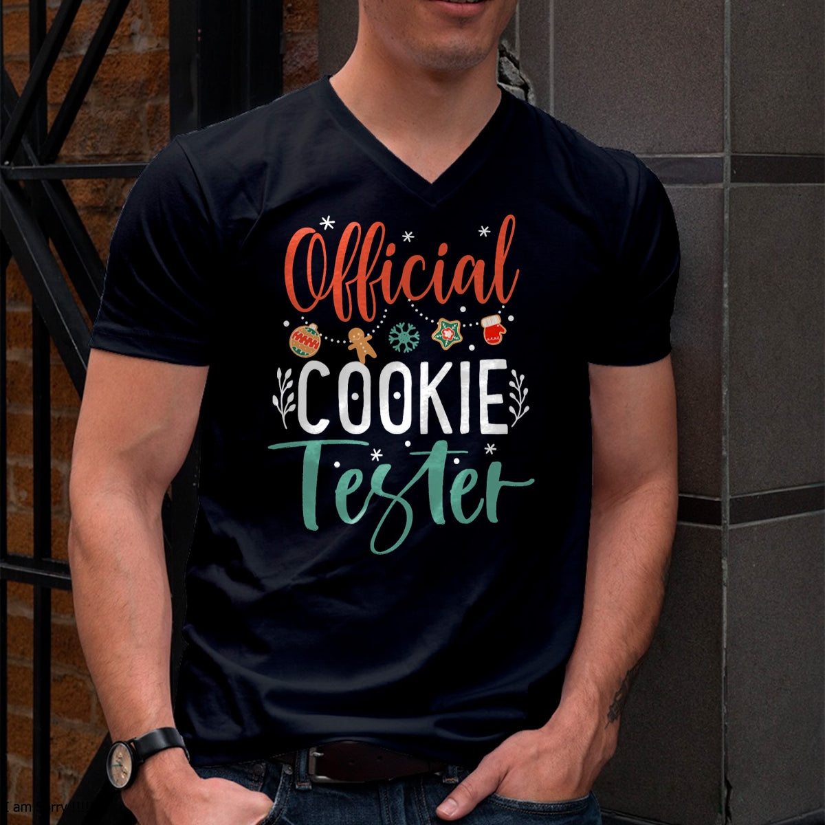 Official Cookie Tester Funny Christmas Couples Matching T-Shirt - Christmas Unisex T-Shirt/Hoodie/Sweatshirt - ZON00