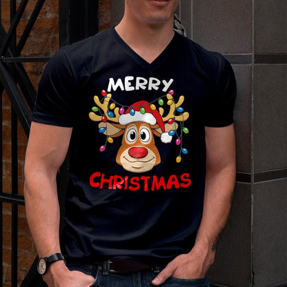 Merry Christmas Reindeer Xmas Family Men Women T-Shirt - Christmas Unisex T-Shirt/Hoodie/Sweatshirt - ZON00