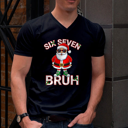 Funny 67 Six Seven Christmas Bruh Santa T-Shirt - Christmas Unisex T-Shirt/Hoodie/Sweatshirt - ZON00 (SKU-T-CHRISTMAS-1911A)