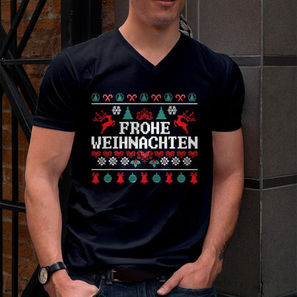 Frohe Weihnachten German Merry Christmas Holidays Germany T-Shirt - Christmas Unisex T-Shirt/Hoodie/Sweatshirt - ZON00
