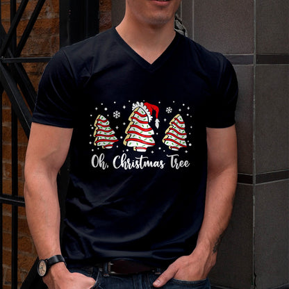 Groovy Oh Christmas Tree Cakes Debbie Becky Jen Cake Lovers T-Shirt - Christmas Unisex T-Shirt/Hoodie/Sweatshirt - ZON00