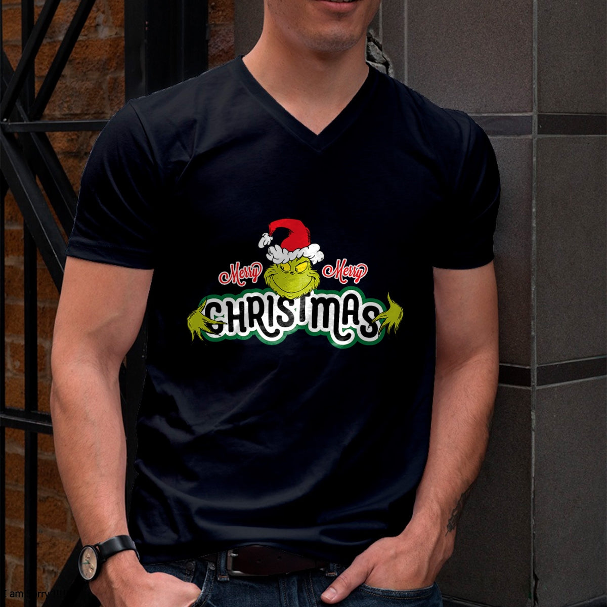 Dr. Seuss Grinch Hugs Christmas Short Sleeve T-shirt - Christmas Unisex T-Shirt/Hoodie/Sweatshirt - ZON00