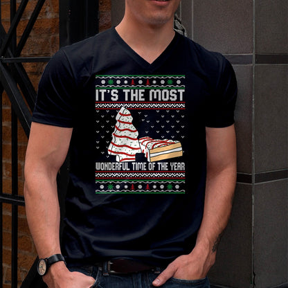 Its The Most Wonderful Time Of The Year Christmas tree cake T-Shirt - Christmas Unisex T-Shirt/Hoodie/Sweatshirt - ZON00