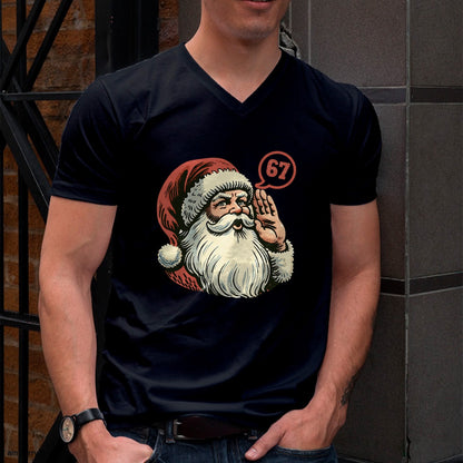 67 Christmas Funny Six Seven Meme Brainrot Santa Claus Boys T-Shirt - Christmas Unisex T-Shirt/Hoodie/Sweatshirt - ZON00