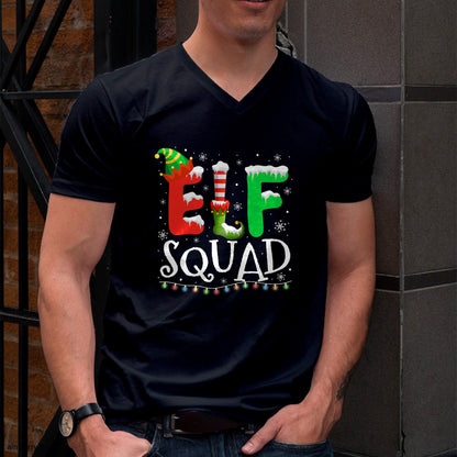 Elf Family Christmas Matching Pajamas Xmas Elf Squad T-Shirt - Christmas Unisex T-Shirt/Hoodie/Sweatshirt - ZON00