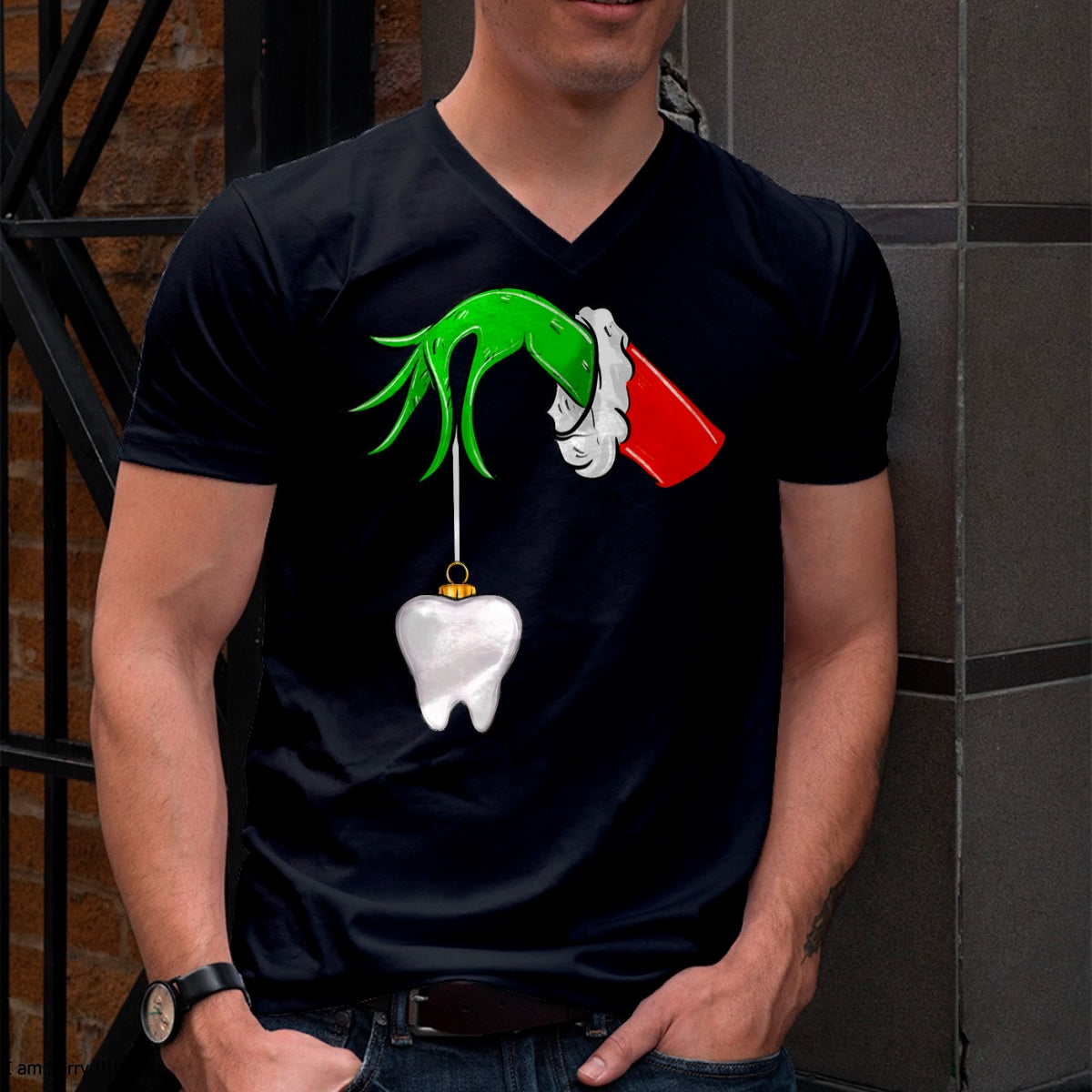 Christmas Tooth Dentist Dental Assistant Teeth Xmas Pajamas T-Shirt - Christmas Unisex T-Shirt/Hoodie/Sweatshirt - ZON00