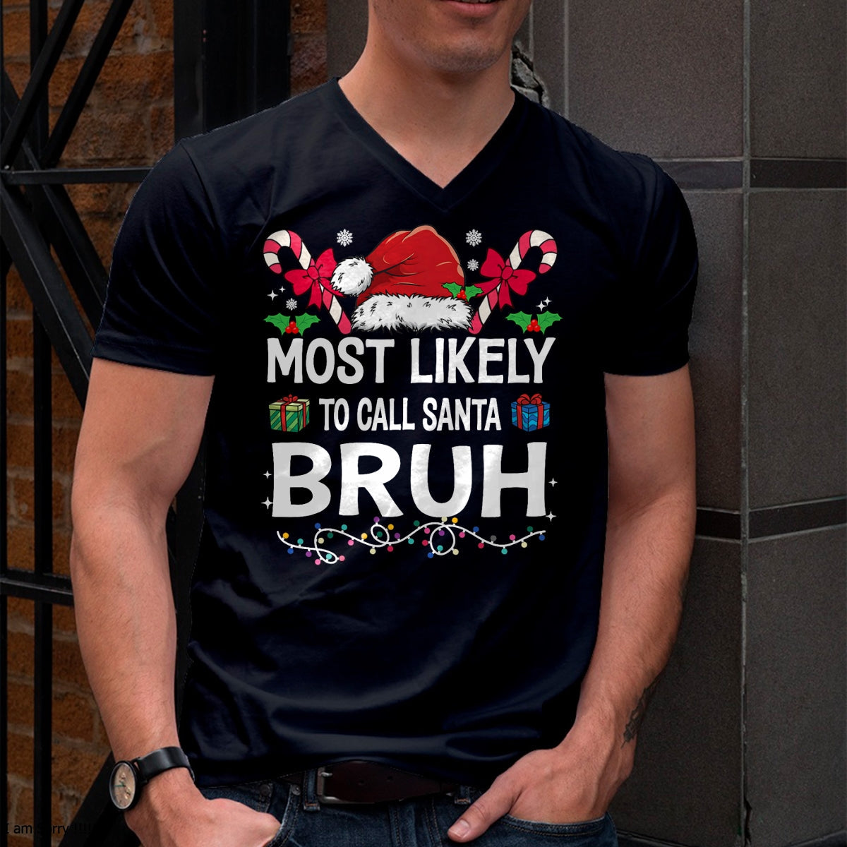 Most Likely To Christmas Matching Family Pajamas Funny T-Shirt - Christmas Unisex T-Shirt/Hoodie/Sweatshirt - ZON00