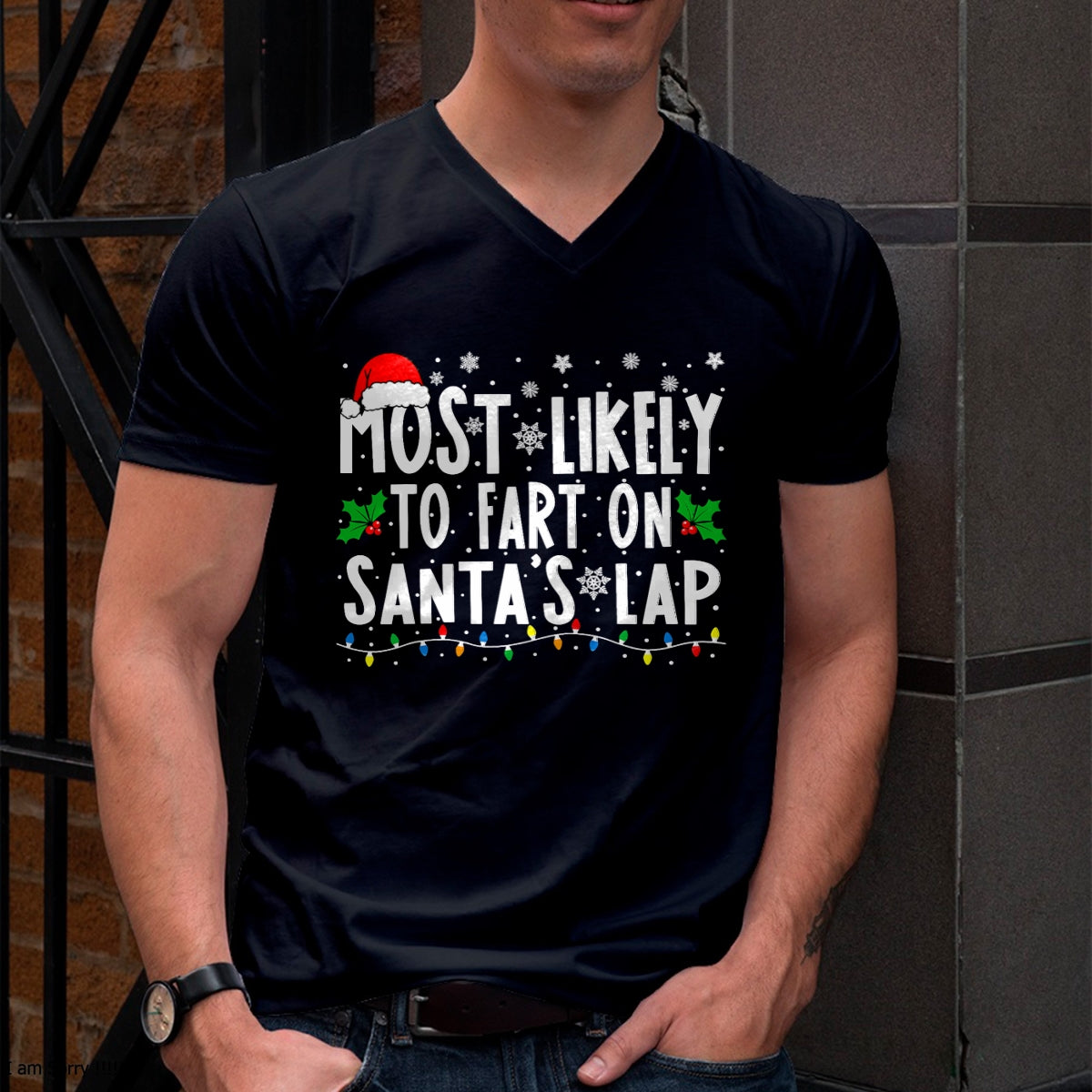 Most Likely to Fix Santa Sleigh Family Matching Christmas T-Shirt - Christmas Unisex T-Shirt/Hoodie/Sweatshirt - ZON00