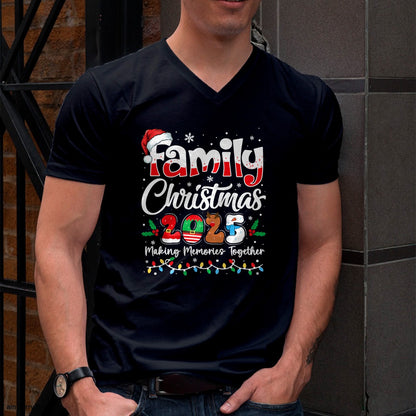 Family Christmas 2025 Matching Outfit Xmas Squad Santa T-Shirt - Christmas Unisex T-Shirt/Hoodie/Sweatshirt - ZON00