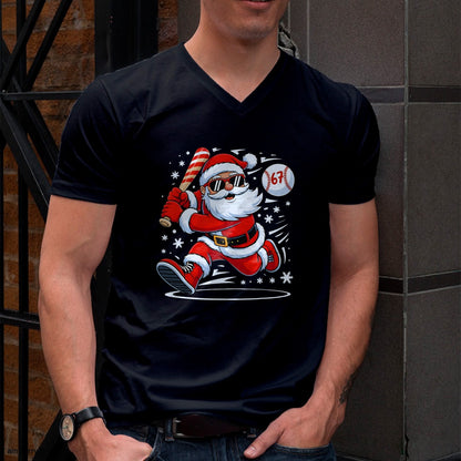 Funny Baseball Santa 67 Christmas Xmas Pajamas Boys T-Shirt - Christmas Unisex T-Shirt/Hoodie/Sweatshirt - ZON00