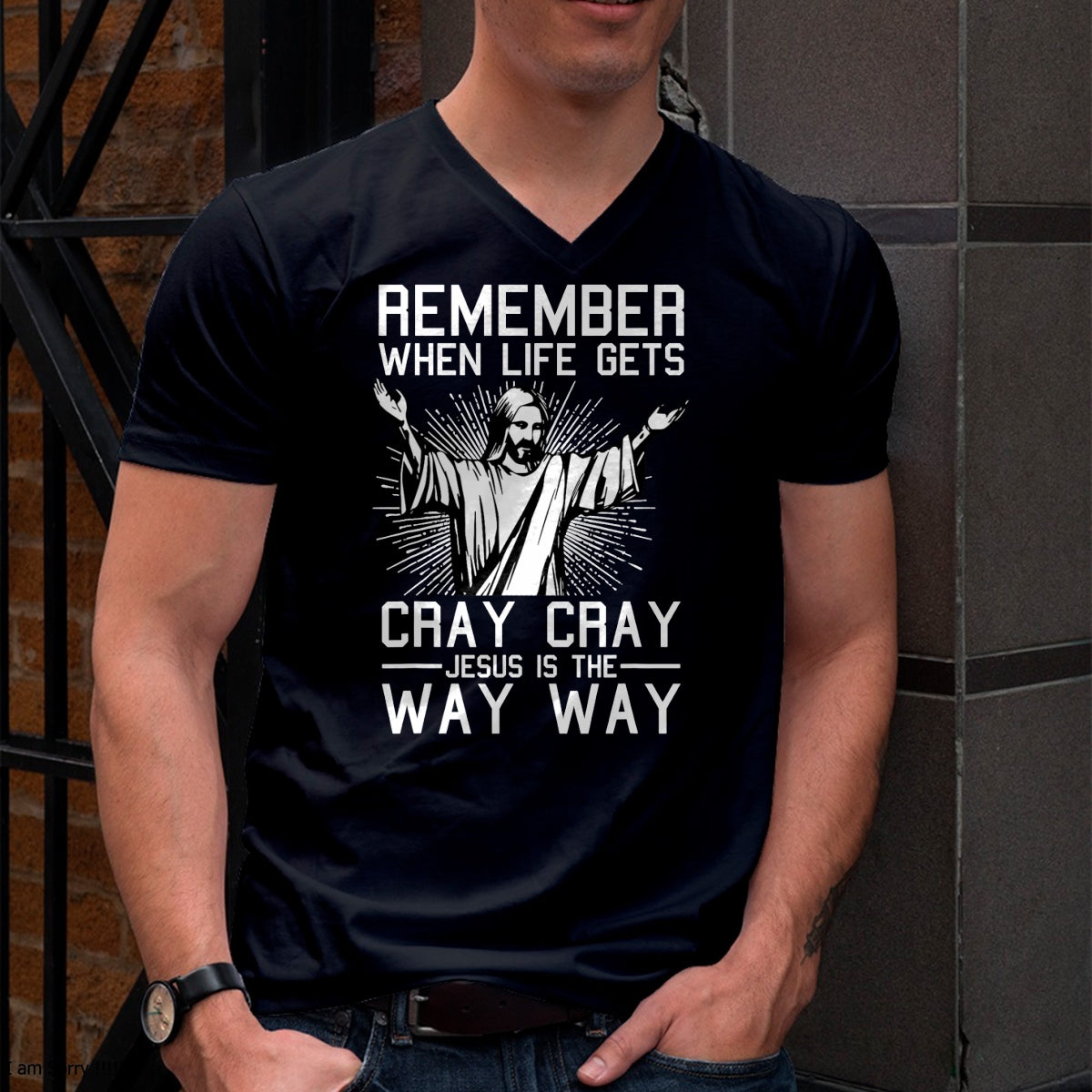 Jesus Is The Way Christmas Funny Faith Religious Christian T-Shirt - Christmas Unisex T-Shirt/Hoodie/Sweatshirt - ZON00