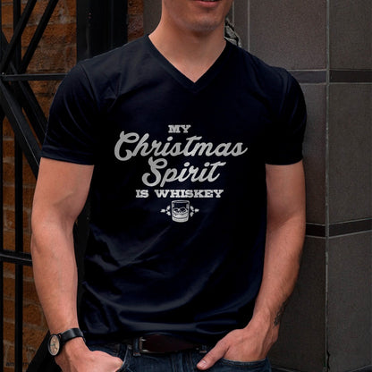 Funny Christmas Drinking Shirt Whiskey Liquor Drinker Saying T-Shirt - Christmas Unisex T-Shirt/Hoodie/Sweatshirt - ZON00