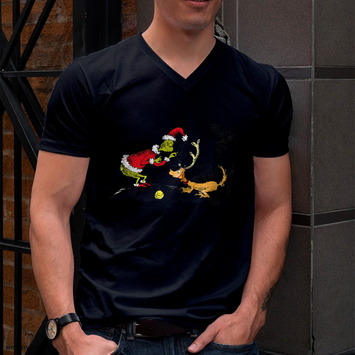 Dr. Seuss Reindeer T-shirt - Christmas Unisex T-Shirt/Hoodie/Sweatshirt - ZON00