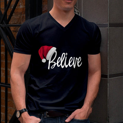 Christmas Long Sleeve T-Shirt - Believe in Santa Claus Shirt - Christmas Unisex T-Shirt/Hoodie/Sweatshirt - ZON00
