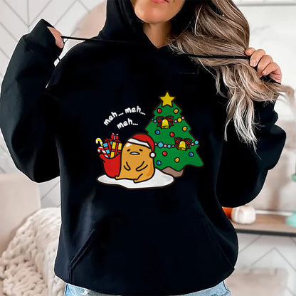 Gudetama Christmas Tree Hoodie Sweatshirt Pullover Hoodie - Christmas Unisex T-Shirt/Hoodie/Sweatshirt - ZON00