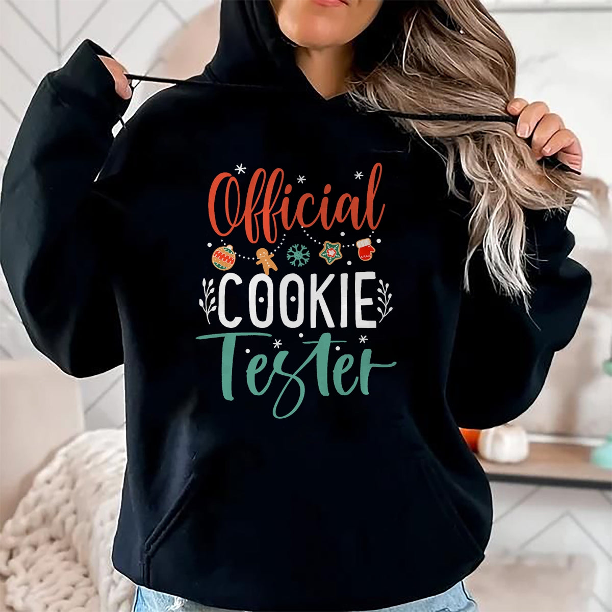 Official Cookie Tester Funny Christmas Couples Matching T-Shirt - Christmas Unisex T-Shirt/Hoodie/Sweatshirt - ZON00