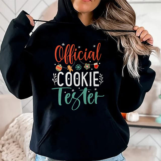 Official Cookie Tester Funny Christmas Couples Matching T-Shirt - Christmas Unisex T-Shirt/Hoodie/Sweatshirt - ZON00