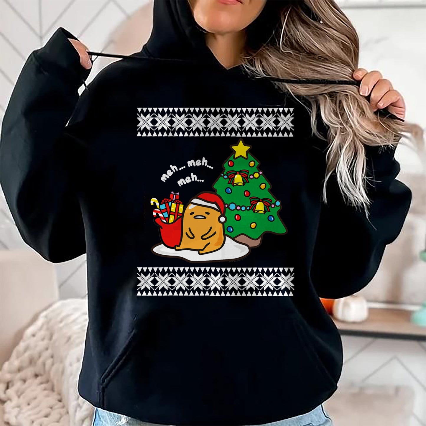 Gudetama Ugly Christmas T-Shirt - Christmas Unisex T-Shirt/Hoodie/Sweatshirt - ZON00