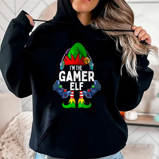Gamer Elf Matching Family Christmas T-Shirt - Christmas Unisex T-Shirt/Hoodie/Sweatshirt - ZON00
