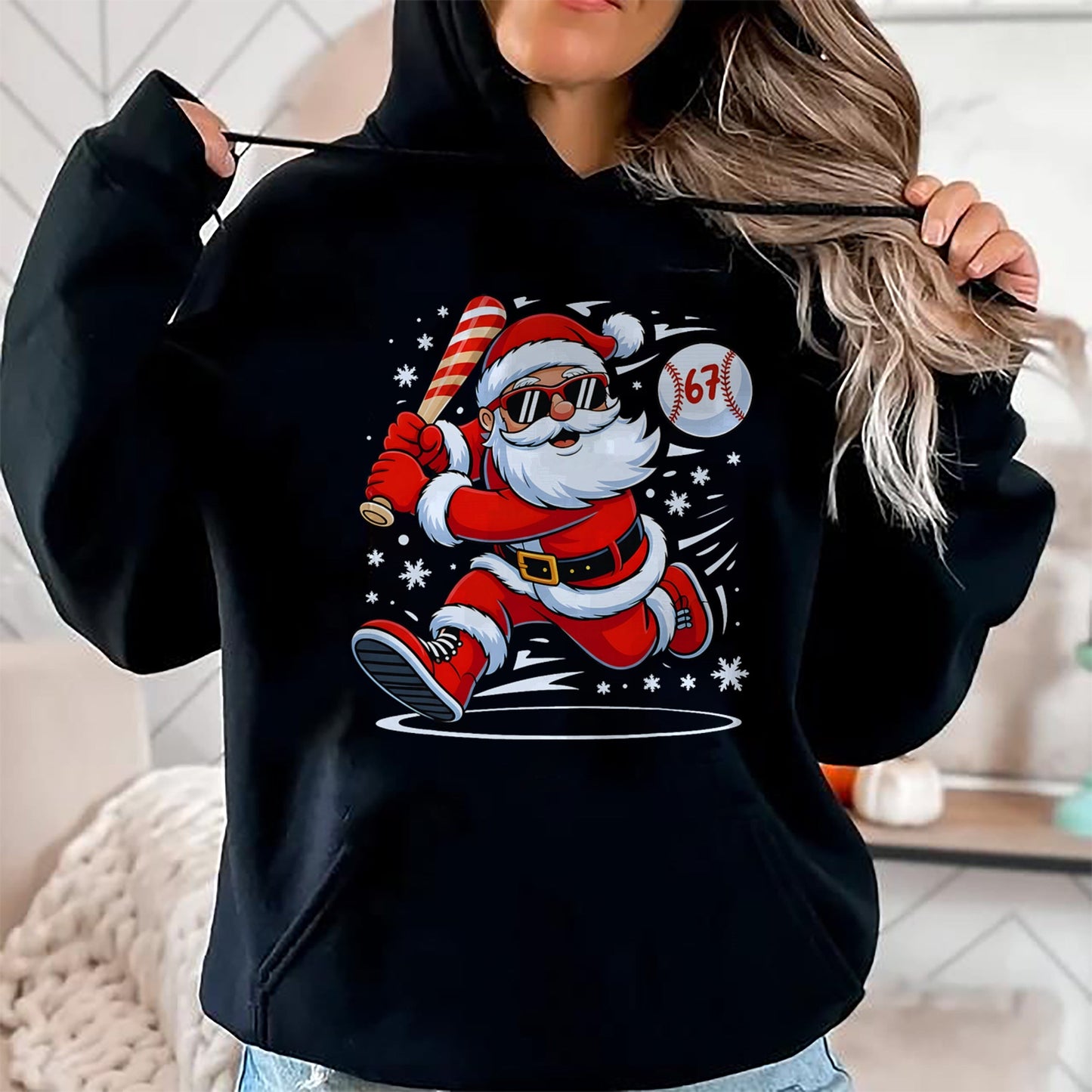 Funny Baseball Santa 67 Christmas Xmas Pajamas Boys T-Shirt - Christmas Unisex T-Shirt/Hoodie/Sweatshirt - ZON00