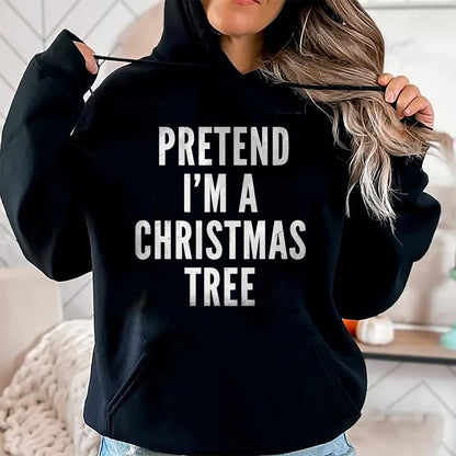 Funny Pretend Im A Christmas Tree Adult Christmas Costume T-Shirt - Christmas Unisex T-Shirt/Hoodie/Sweatshirt - ZON00
